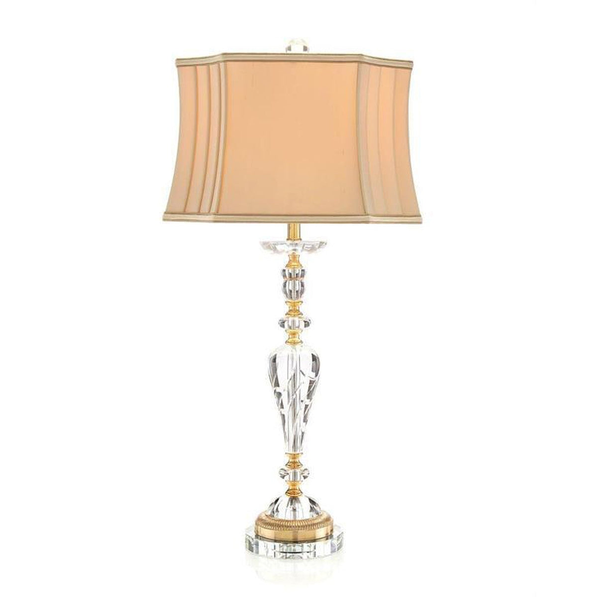 John Richard Crystal Swirl Lamp