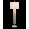 John Richard Cascading Crystal Waterfall Table Lamp Tall