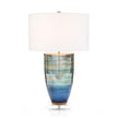 John Richard Blue Striated Glass Table Lamp