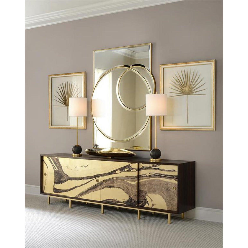 John Richard Concrete Sphere Buffet Lamp
