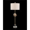 John Richard Organic Stones in Gold and White Buffet Lamp