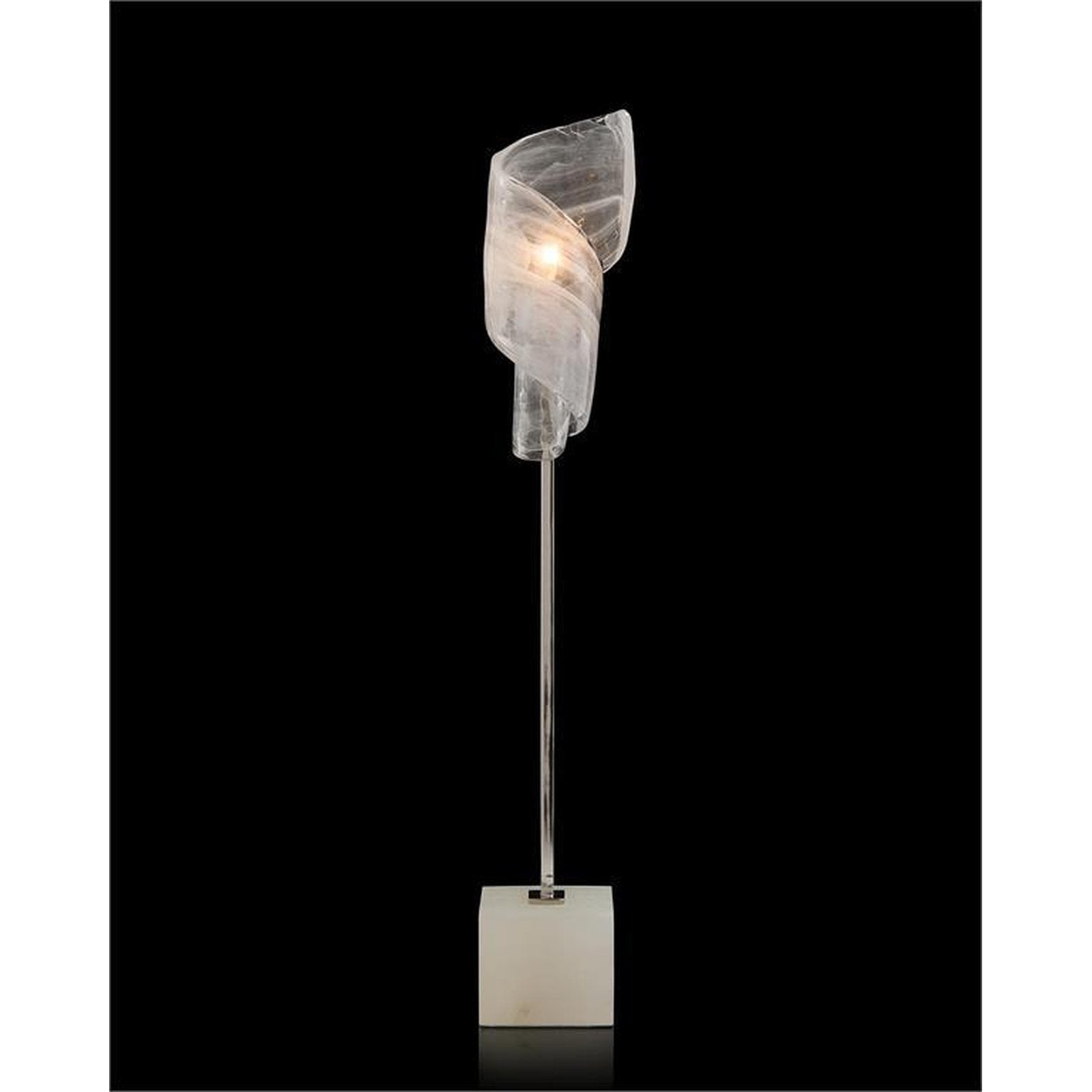 John Richard Furls of White Buffet Lamp - 9936