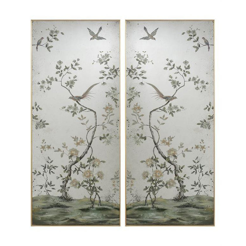 John Richard Roku Mirror Panels (Set of Two)