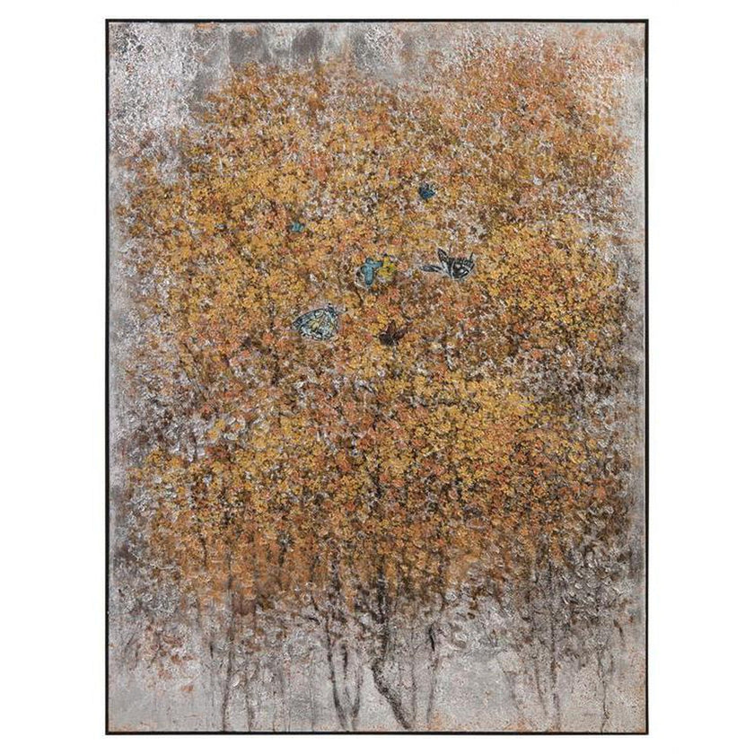 John Richard Teng Fei's Gilded Butterflies Wall Art