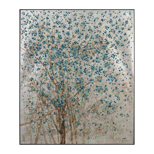 John Richard Teng Fei's Silvered Dogwood Wall Art
