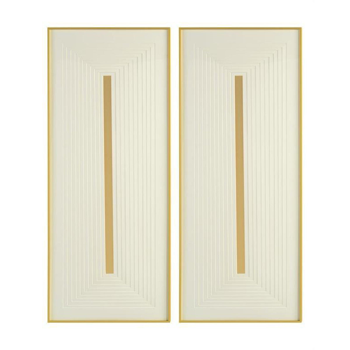 John Richard Golden Barricade Wall Art