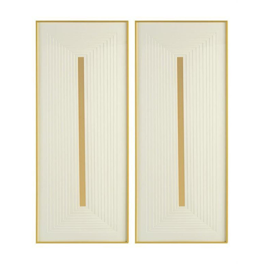 John Richard Golden Barricade Wall Art