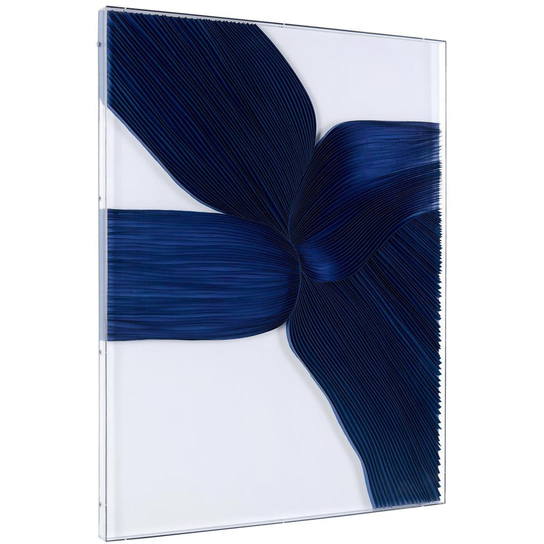 John Richard Tony Fey's Indigo Origami Wall Art