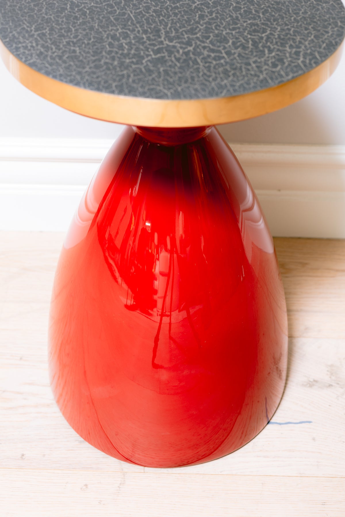 Jonathan Charles Emperor Painted Round Wine Table Floor Sample