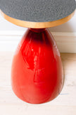 Jonathan Charles Emperor Painted Round Wine Table Floor Sample
