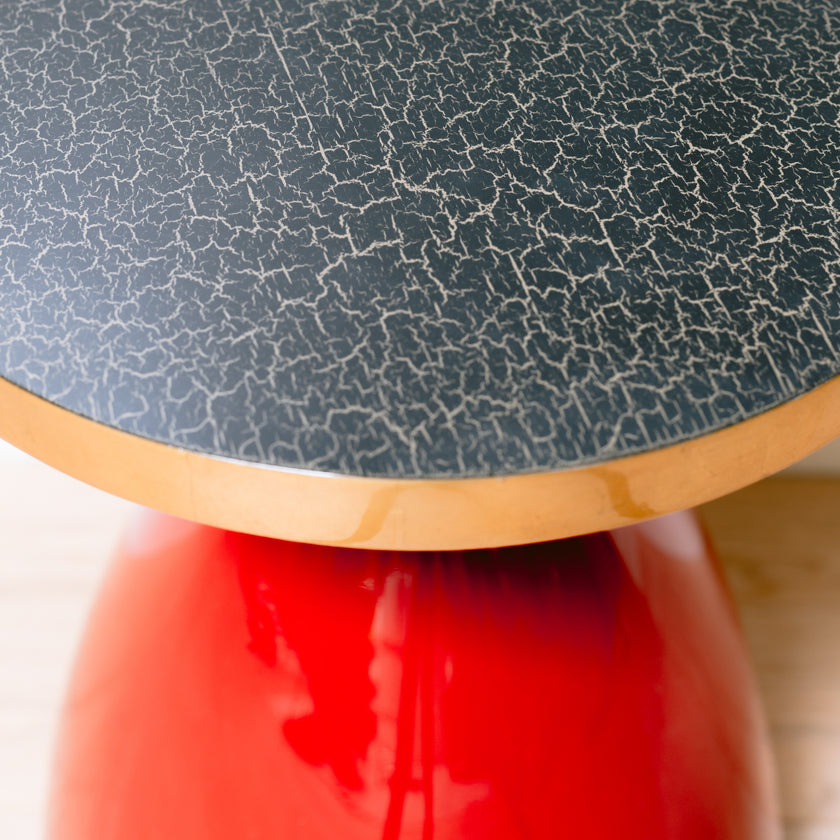 Jonathan Charles Emperor Painted Round Wine Table Floor Sample