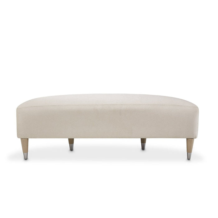 Michael Amini Eclipse Bed Bench Moonlight