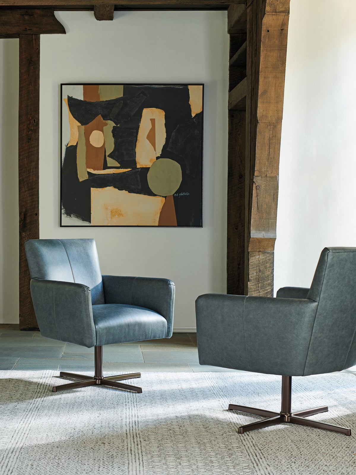 Barclay Butera Upholstery Brooks Swivel Chair