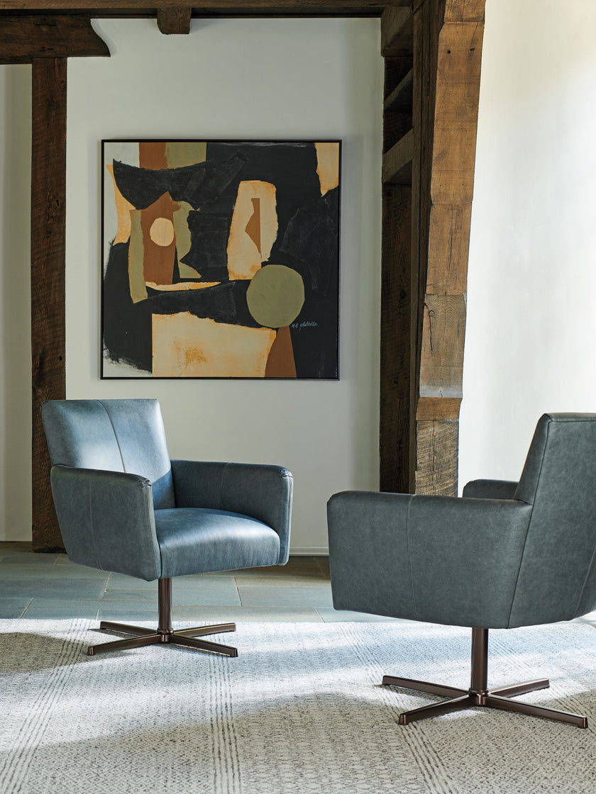 Barclay Butera Upholstery Brooks Swivel Chair