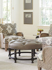 Barclay Butera Upholstery Hanover Tufted Top Ottoman