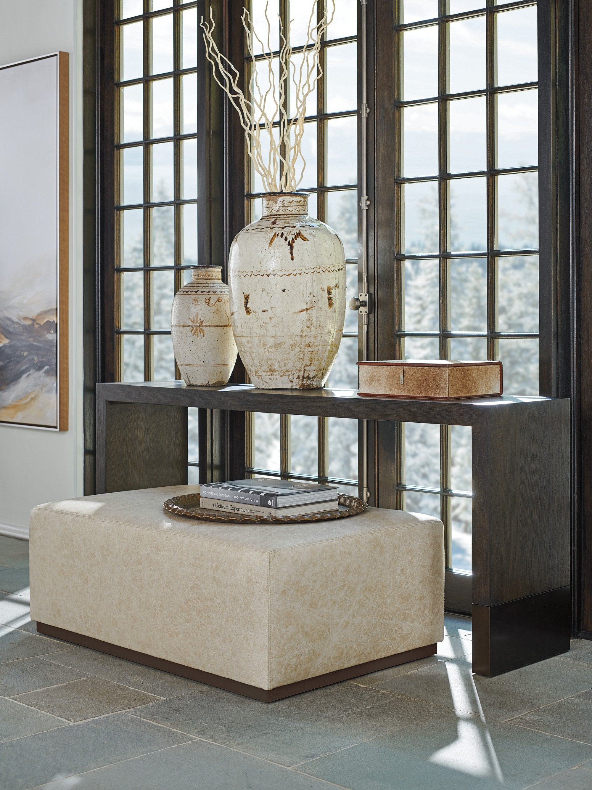 Barclay Butera Upholstery Sterling Ottoman