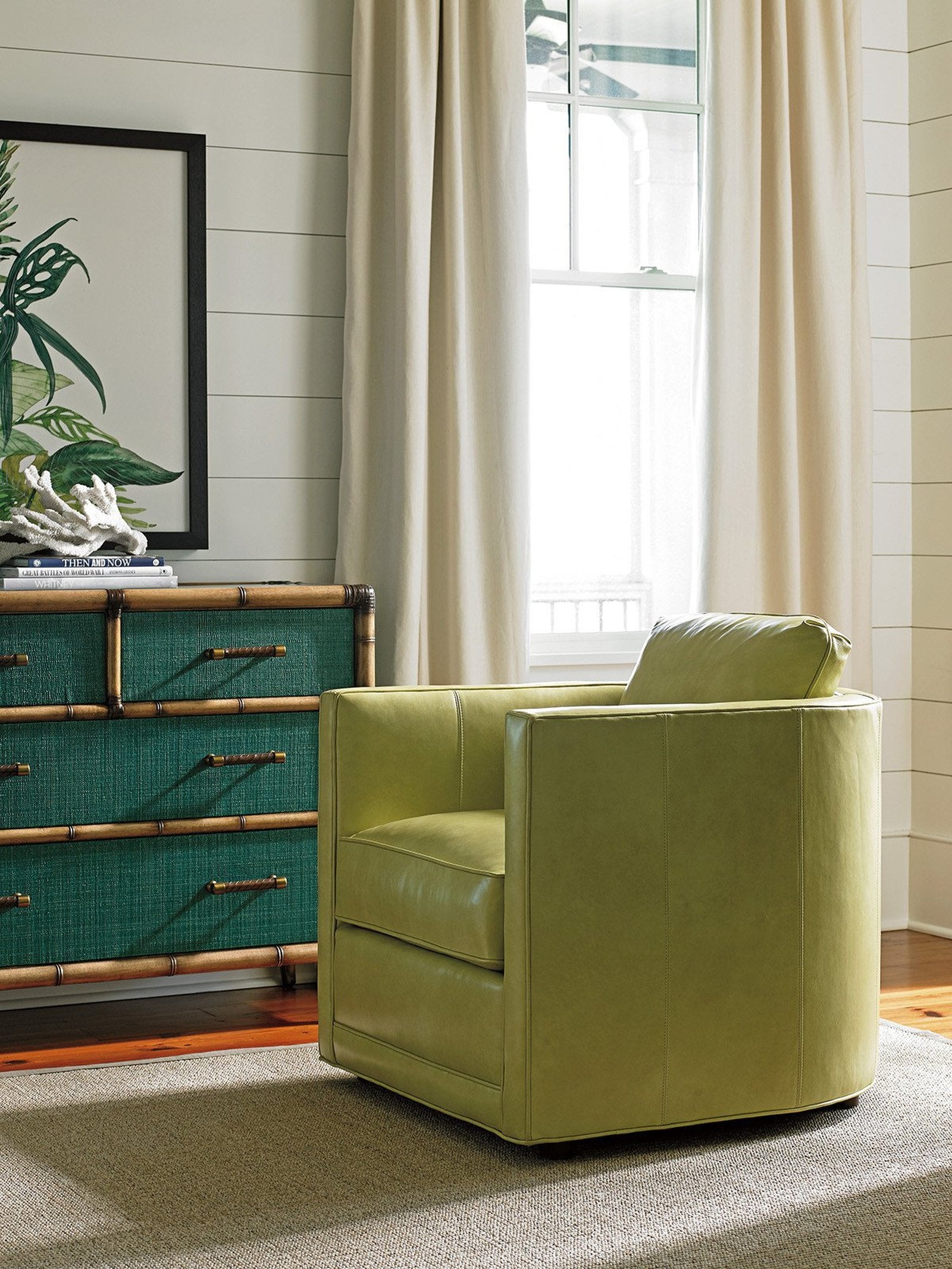 Tommy Bahama Home Twin Palms Dorado Beach Swivel Chair