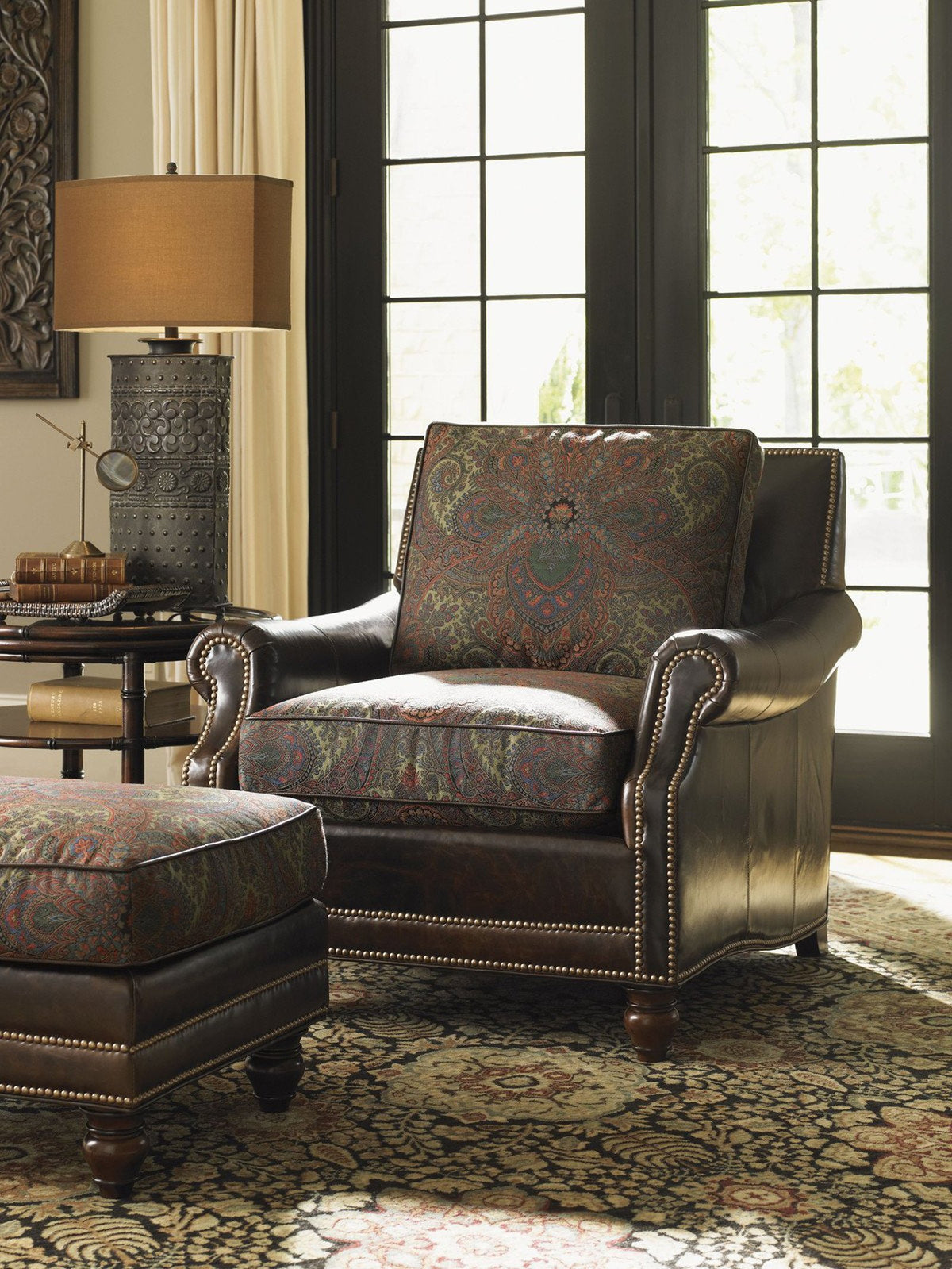 Tommy Bahama Home Tommy Bahama Upholstery Shoal Creek Ottoman