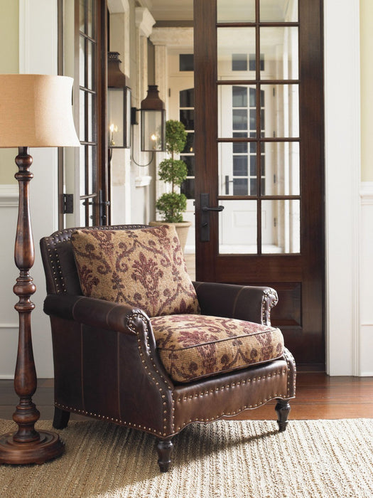 Tommy Bahama Home Tommy Bahama Upholstery Belgrave Leather Chair