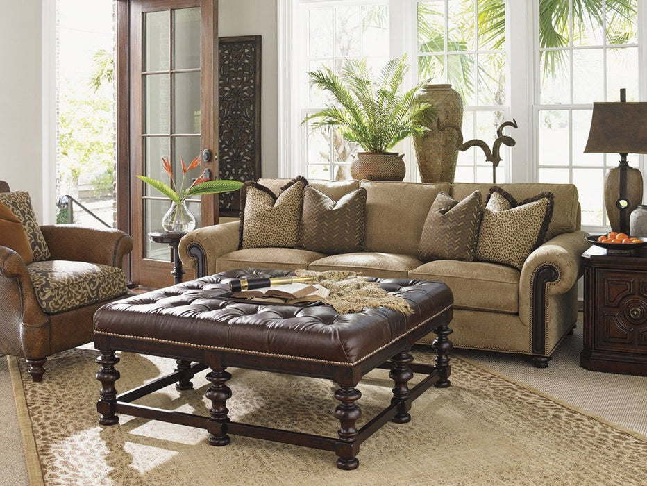 Tommy Bahama Home Tommy Bahama Upholstery Heather Cocktail Ottoman
