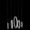 Michael Amini Lighting Solar Hoops LED Chandelier Large