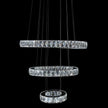 Michael Amini Lighting Asteroids LED Chandelier Round Rings