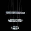 Michael Amini Lighting Asteroids LED Chandelier Round Rings