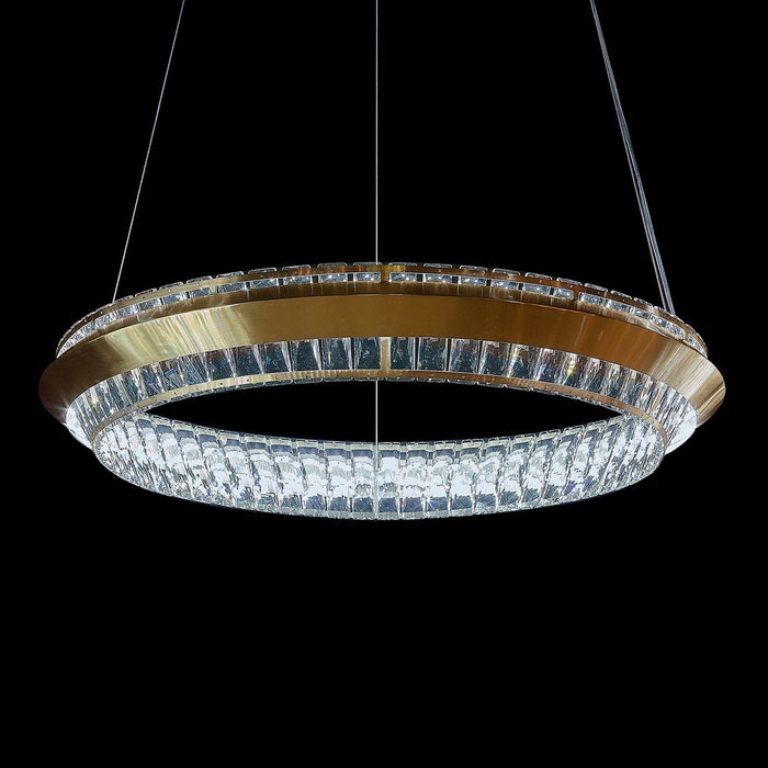 Michael Amini Lighting Base Camp Round LED Chandelier