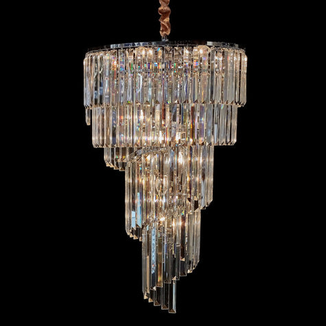 Michael Amini Lighting Spiral 12 Light Chandelier