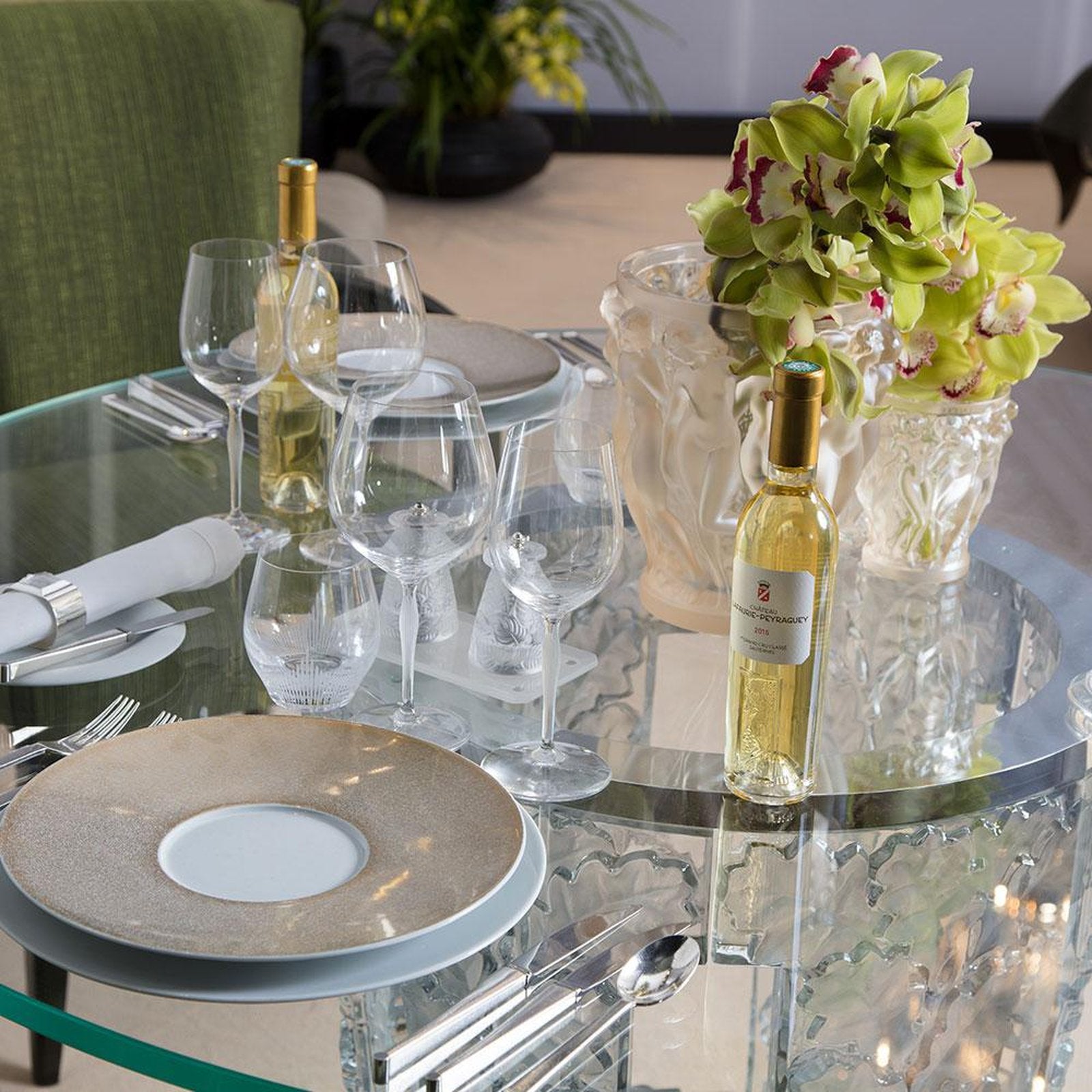 Lalique 100 Points Bordeaux Glass