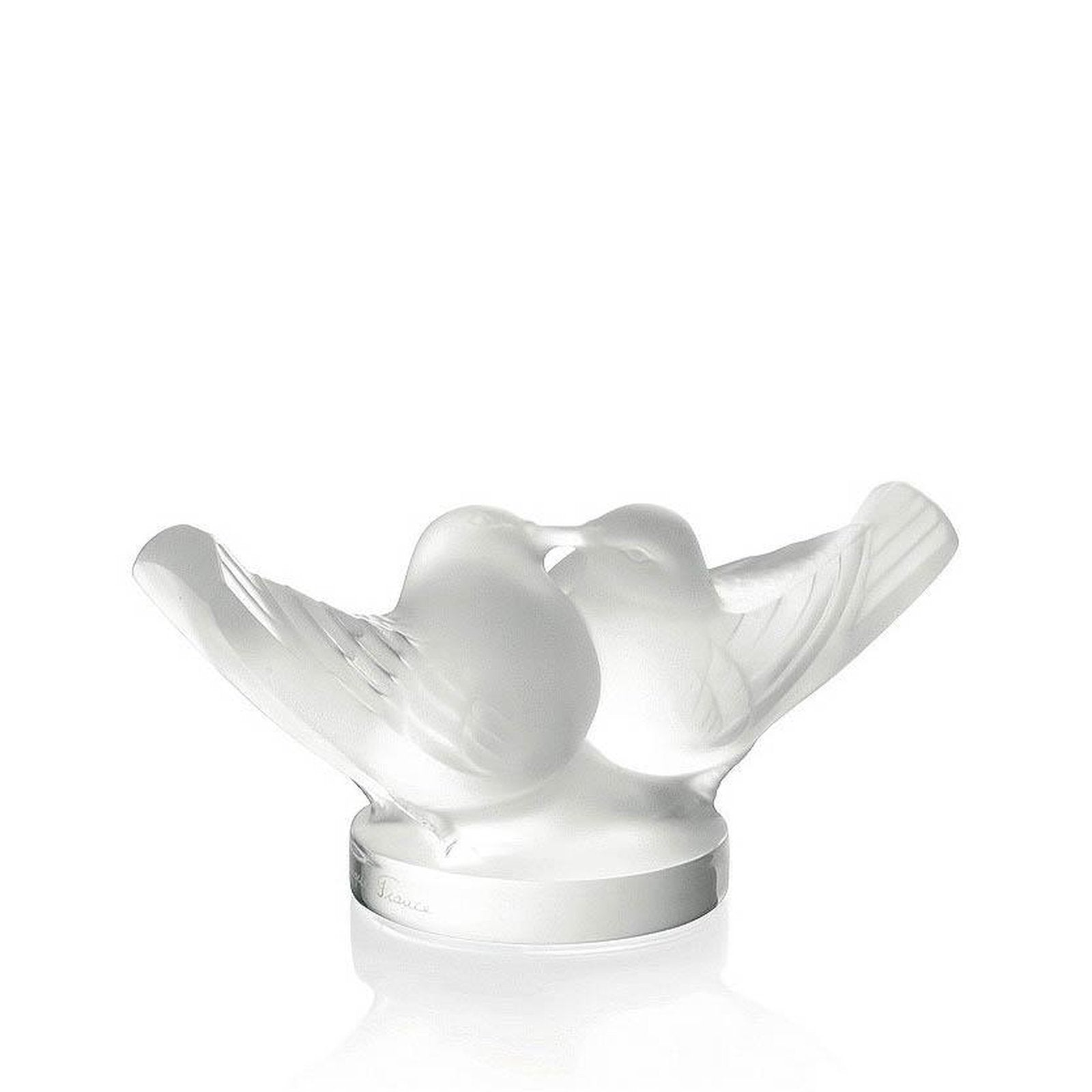 Lalique 2 Lovebirds Large Sculpture