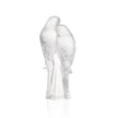Lalique 2 Parakeets Sculpture