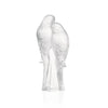 Lalique 2 Parakeets Sculpture