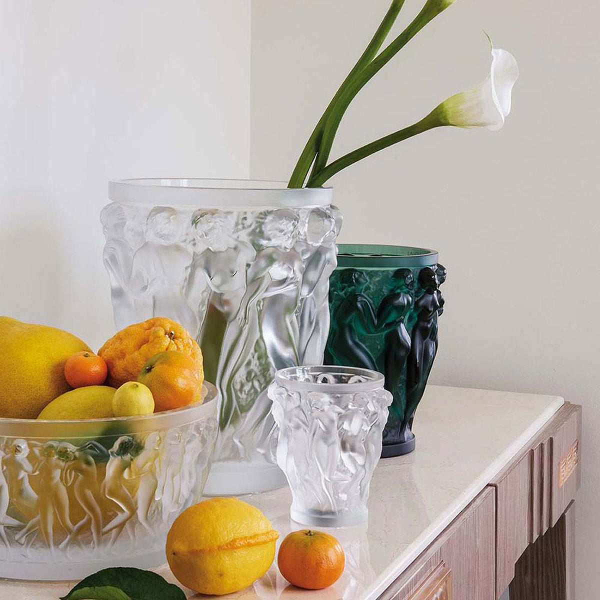 Lalique Bacchantes Small Vase