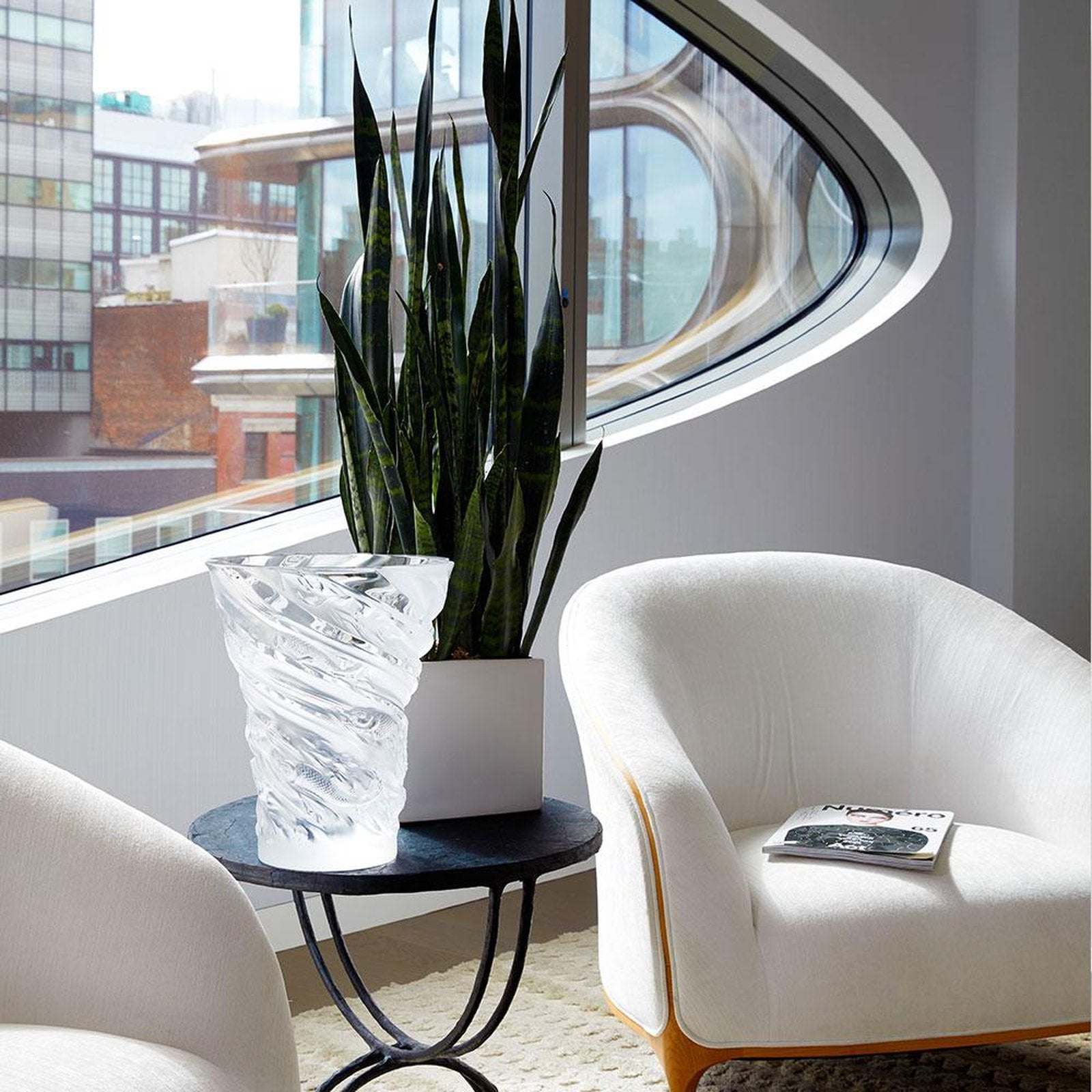 Lalique Carpes Koi Vase