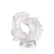 Lalique Double Fish Sculpture