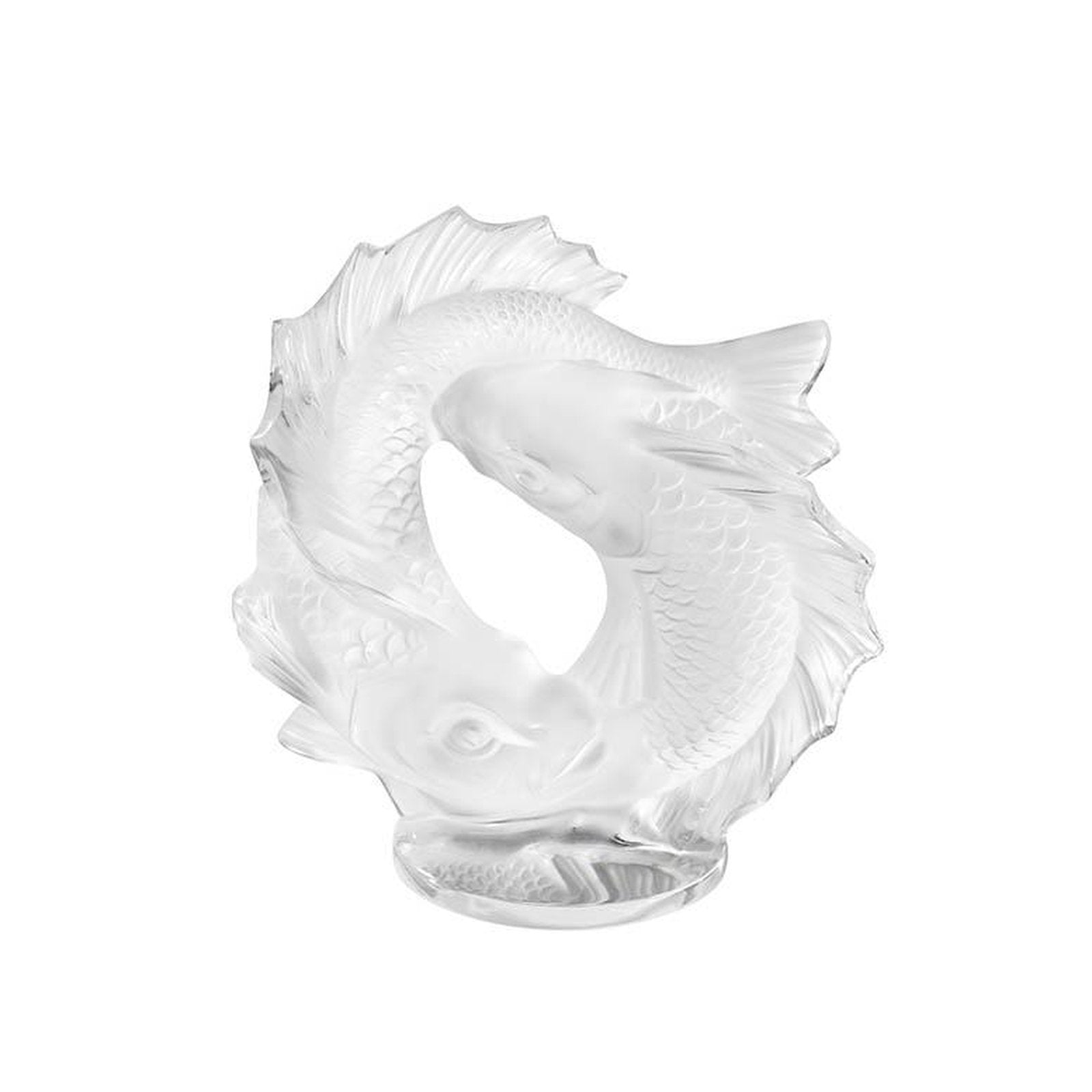Lalique Double Fish Small Sculpture