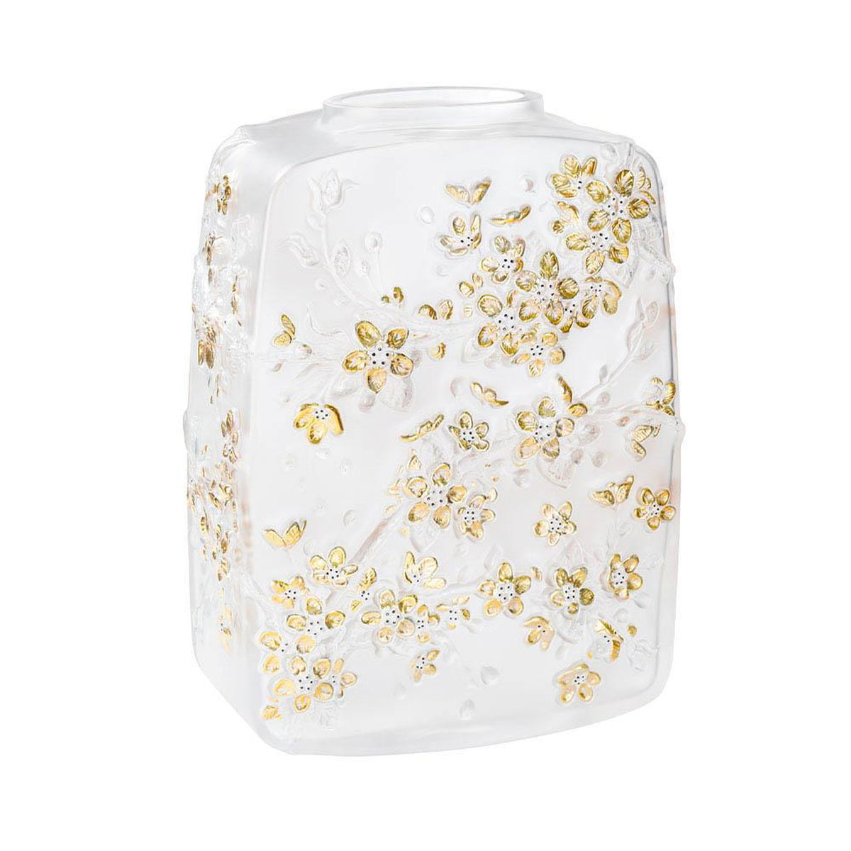 Lalique Fleurs De Cerisier Vase