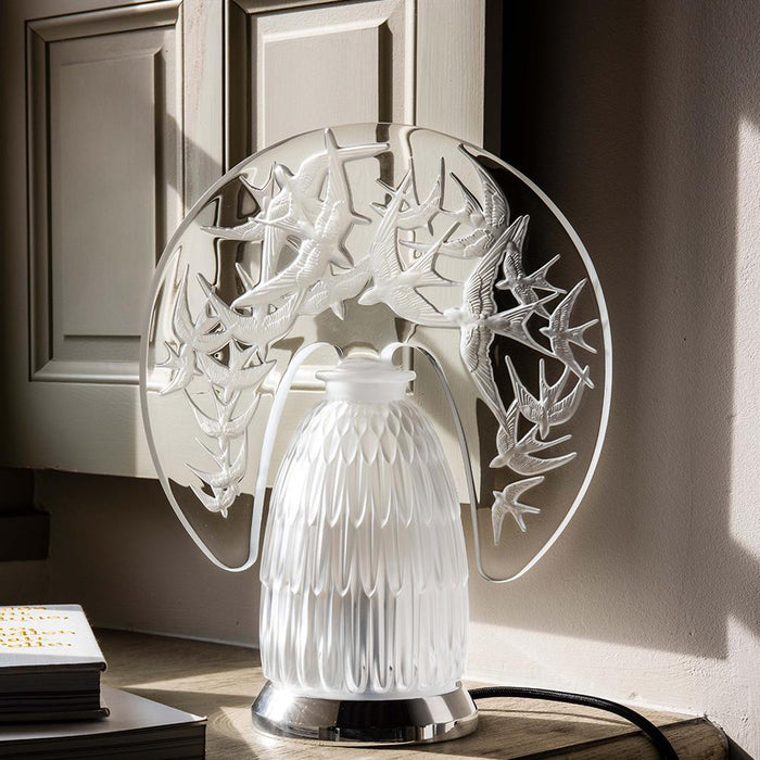 Lalique Hirondelles Lamp