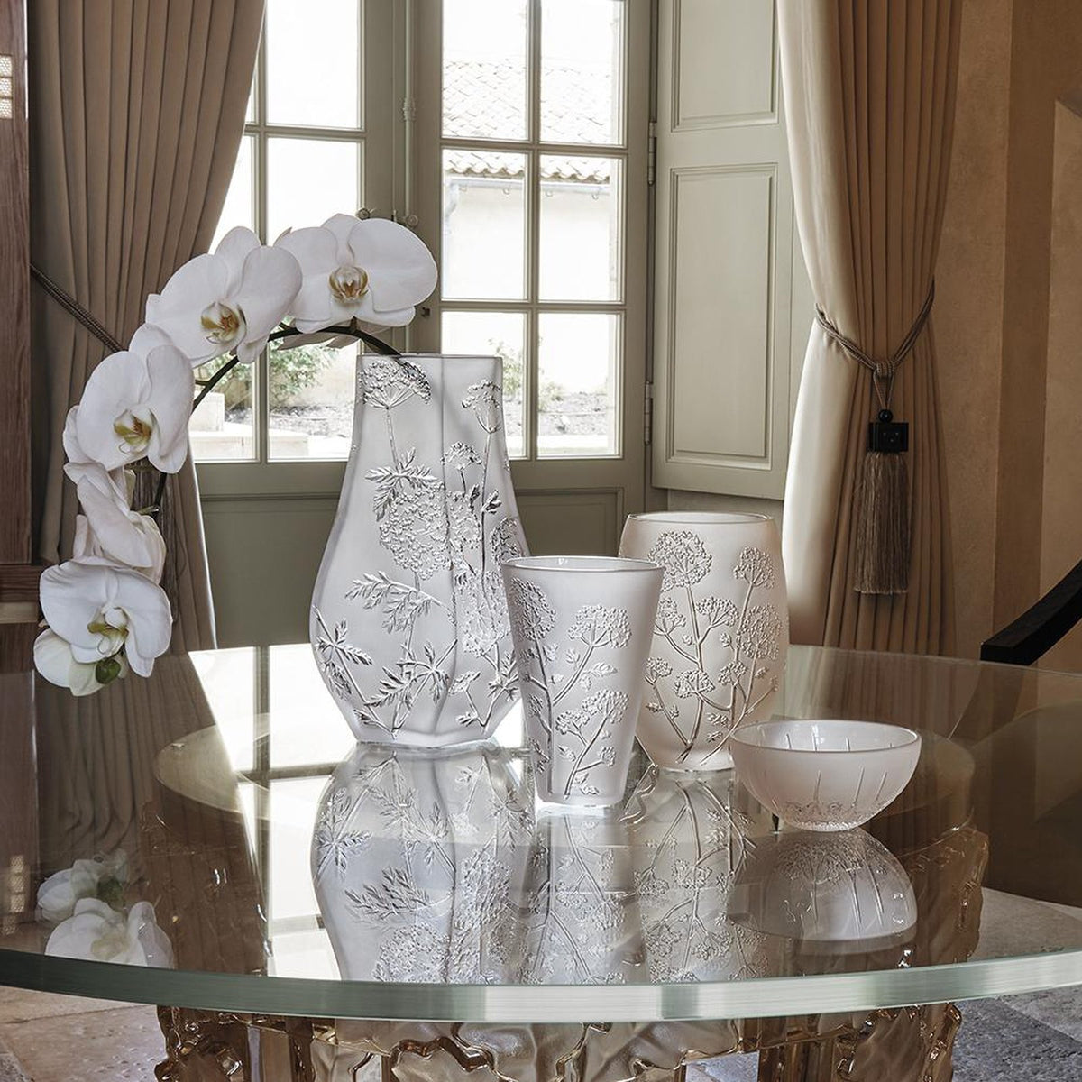 Lalique Ombelles Vase