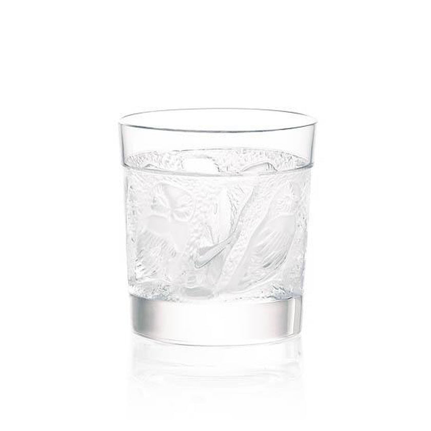 Lalique Owl Old Fashion Tumbler