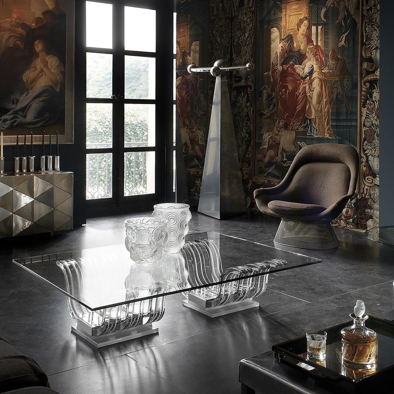 Lalique Perles Coffee Table