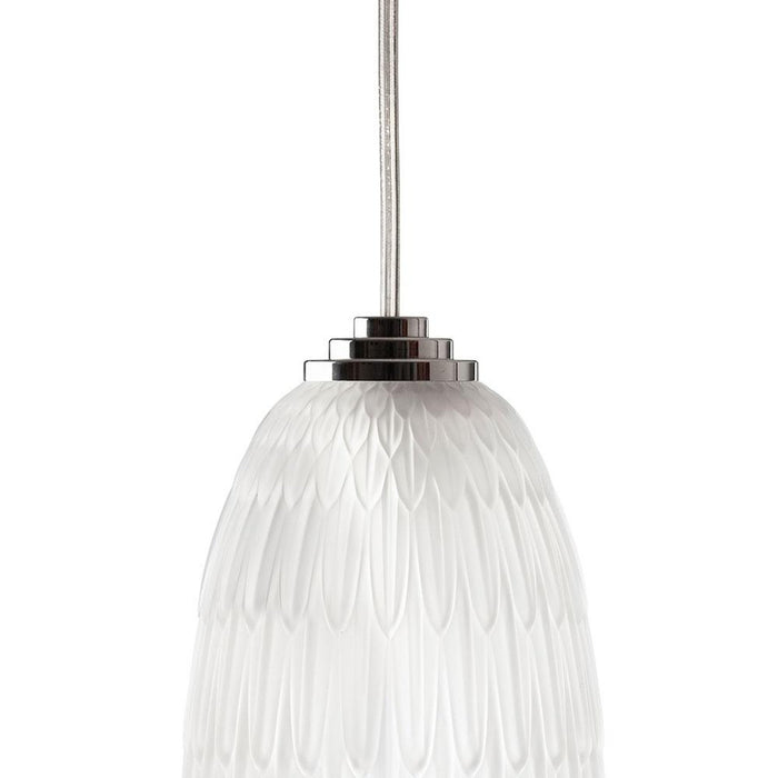 Lalique Plume Ceiling Lamp Large Size