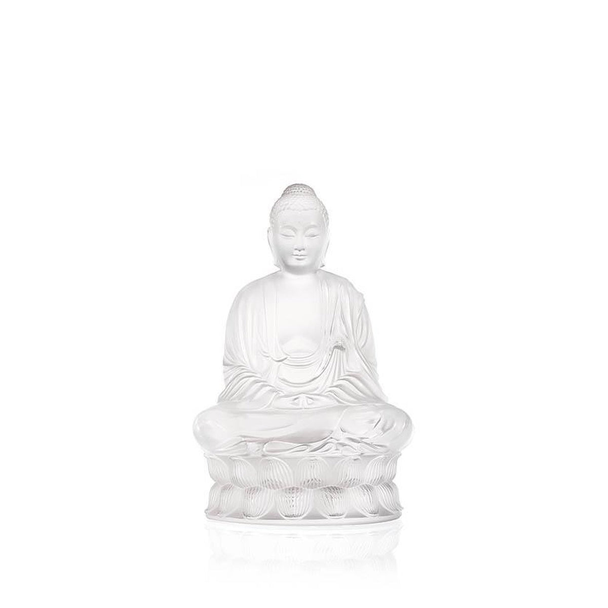 Lalique Small Buddha Sculpture