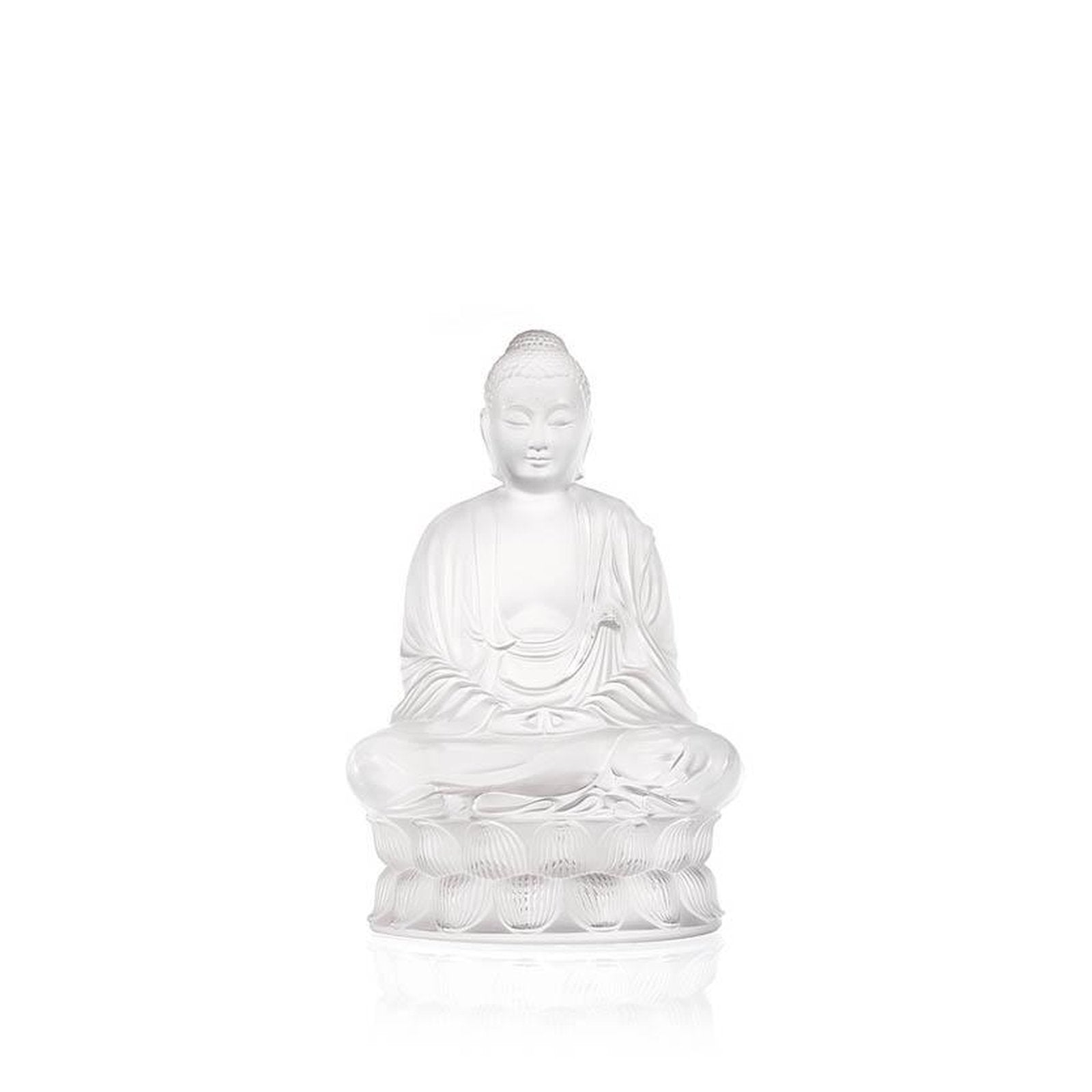 Lalique Small Buddha Sculpture