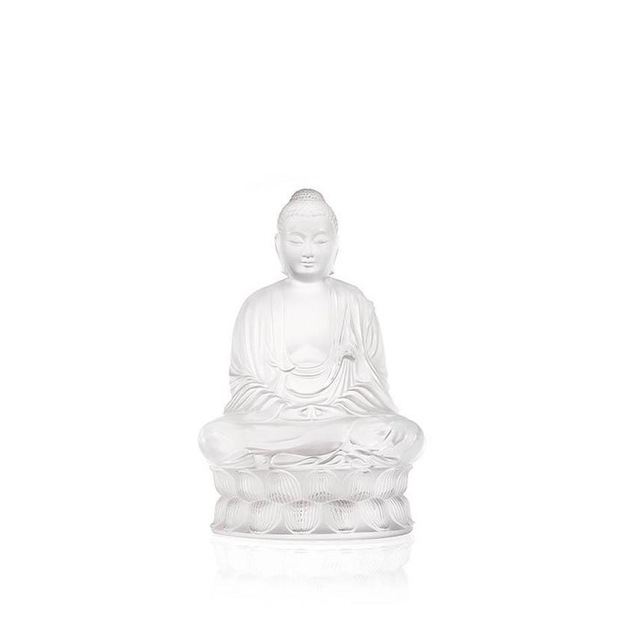 Lalique Small Buddha Sculpture