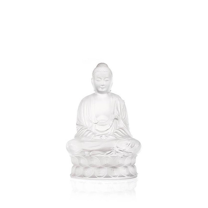 Lalique Small Buddha Sculpture