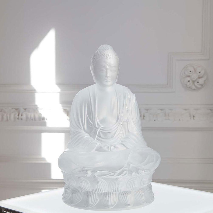 Lalique Small Buddha Sculpture