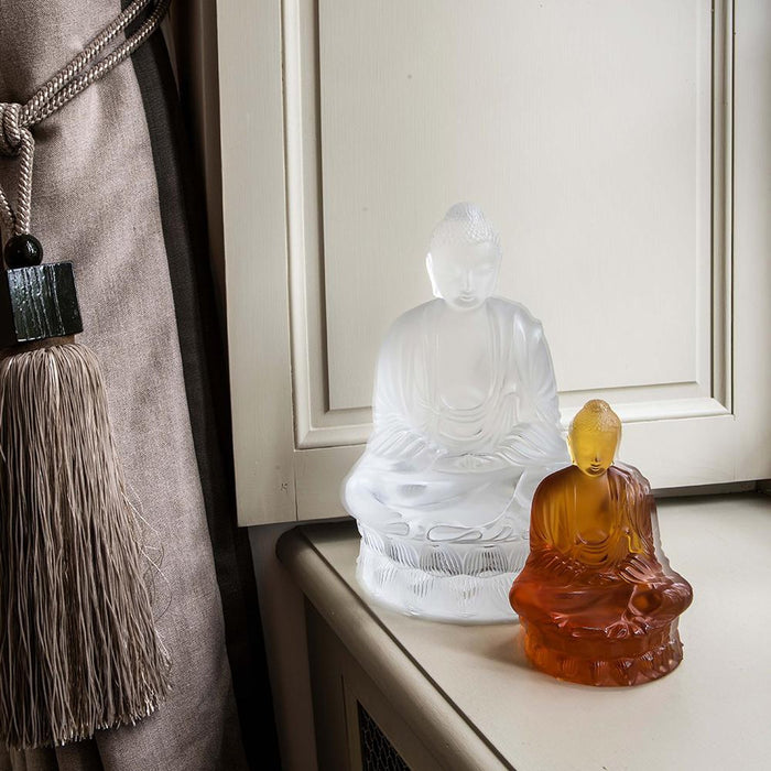 Lalique Small Buddha Sculpture