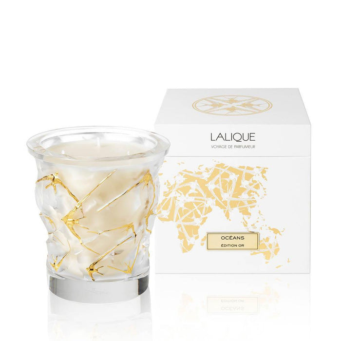 Lalique Swallow Candle Vase